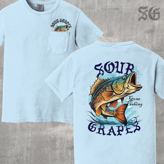 Gone Fishing Sour Grapes Tee